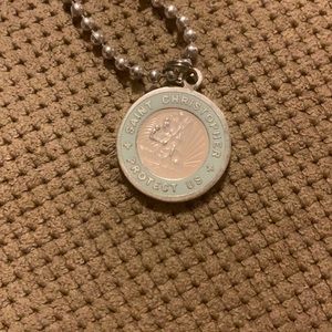 Get Back Necklaces St. Christopher Medallion